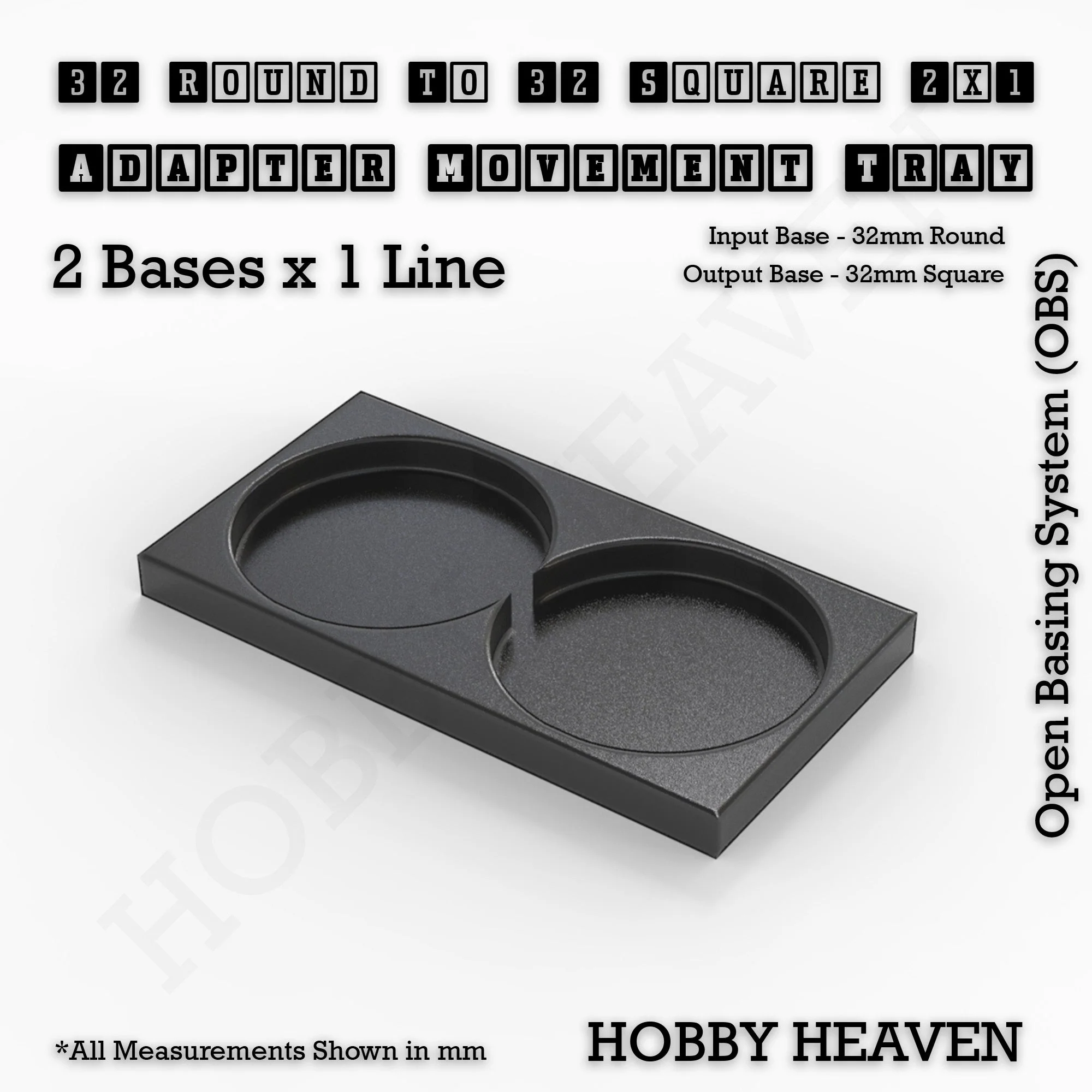Round to Square Movement Trays Adapters for Tabletop Games - Image 104