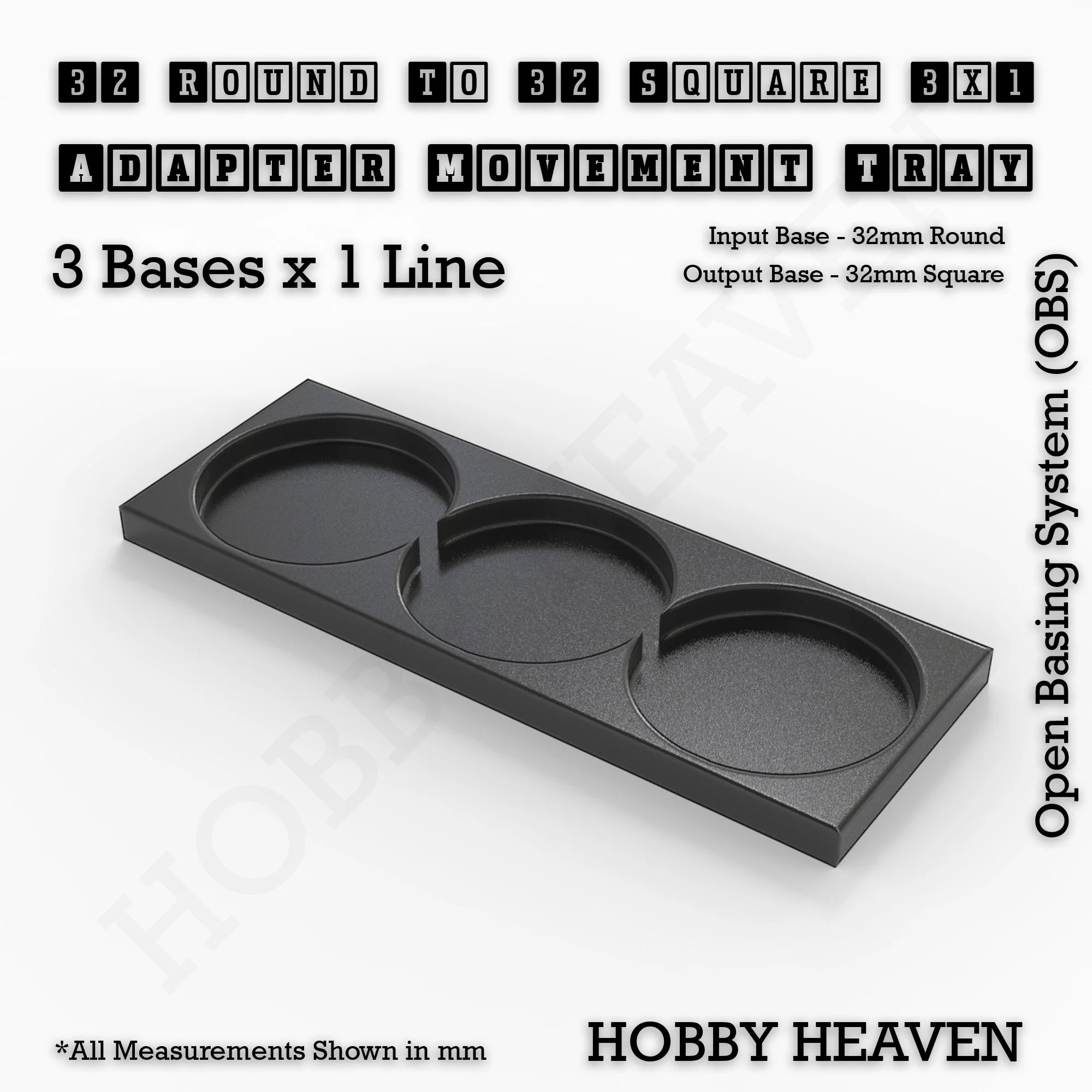 Round to Square Movement Trays Adapters for Tabletop Games - Image 107