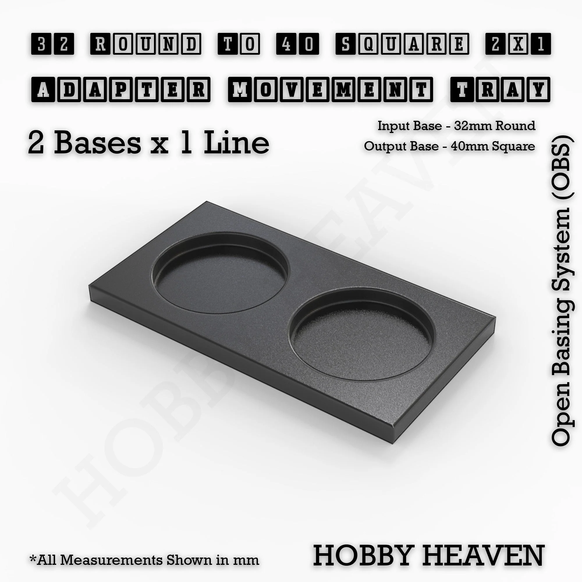 Round to Square Movement Trays Adapters for Tabletop Games - Image 131