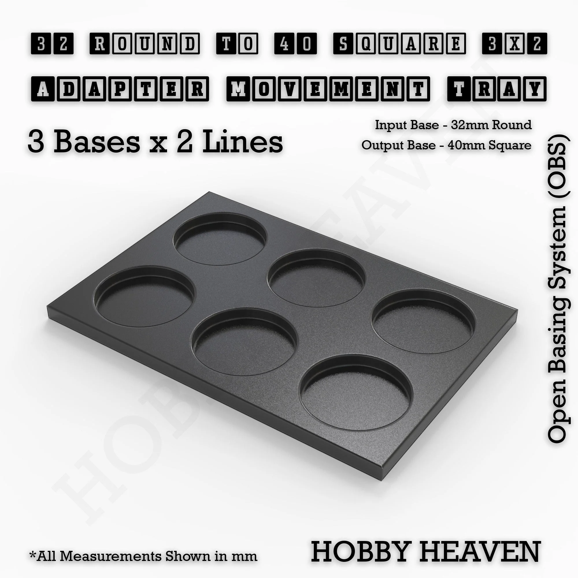 Round to Square Movement Trays Adapters for Tabletop Games - Image 138