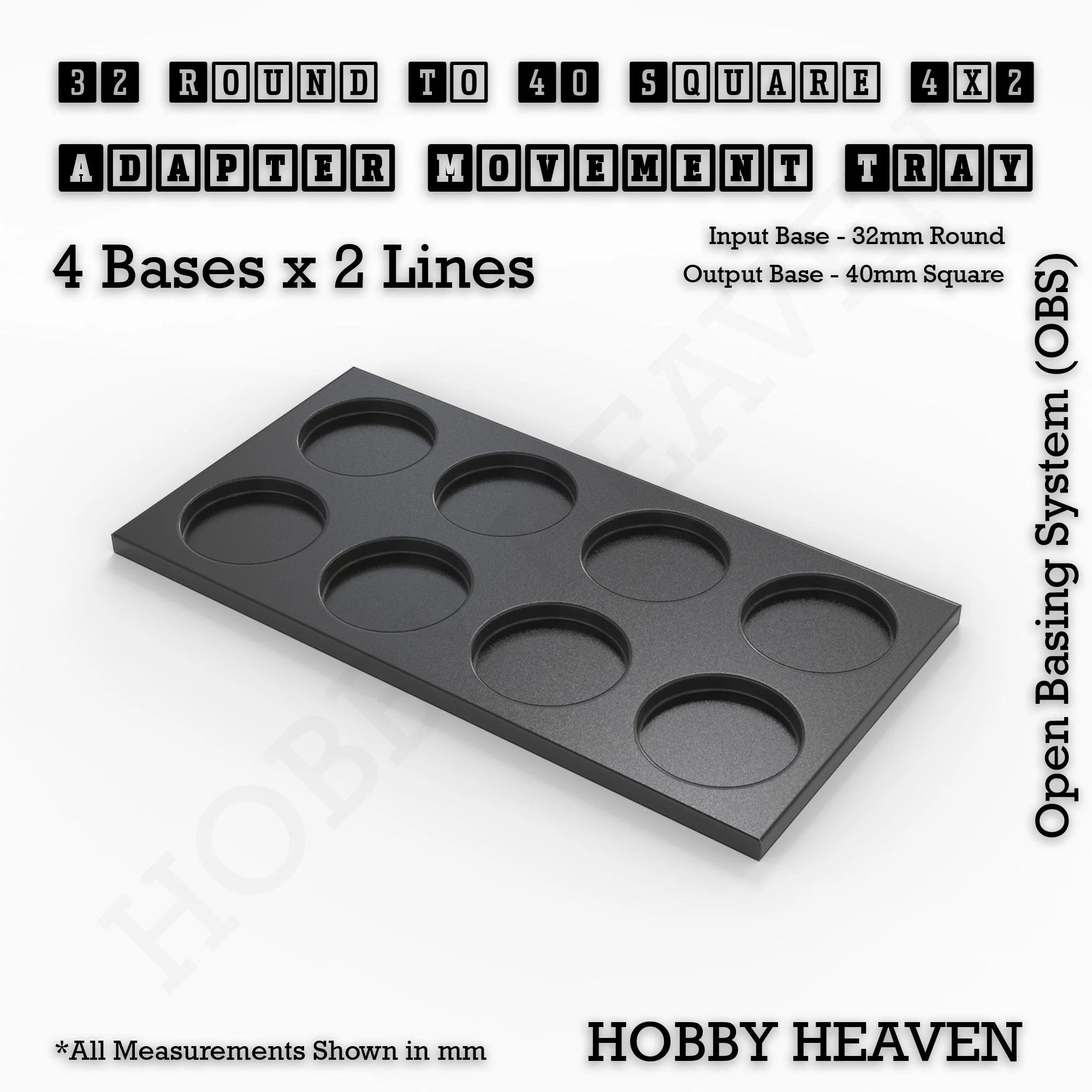 Round to Square Movement Trays Adapters for Tabletop Games - Image 144