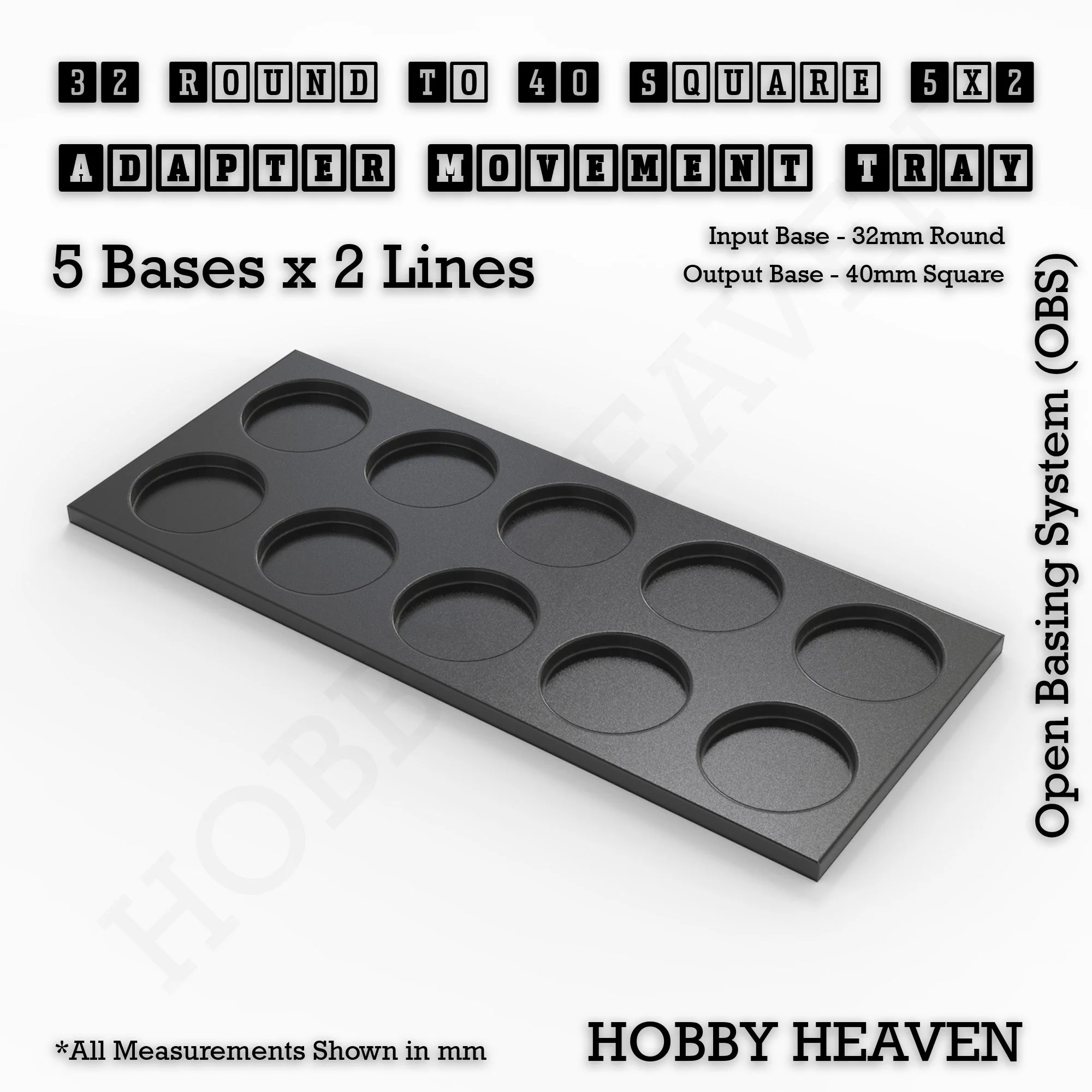 Round to Square Movement Trays Adapters for Tabletop Games - Image 151