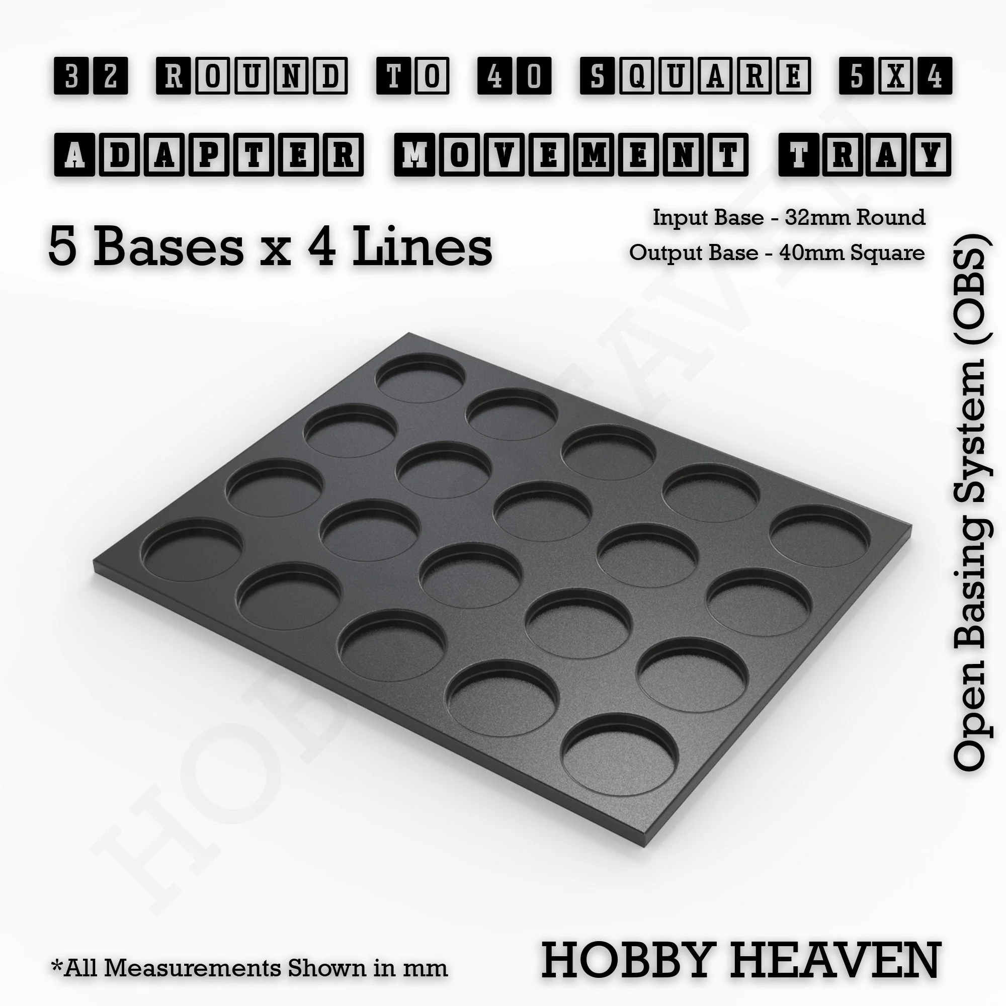 Round to Square Movement Trays Adapters for Tabletop Games - Image 155