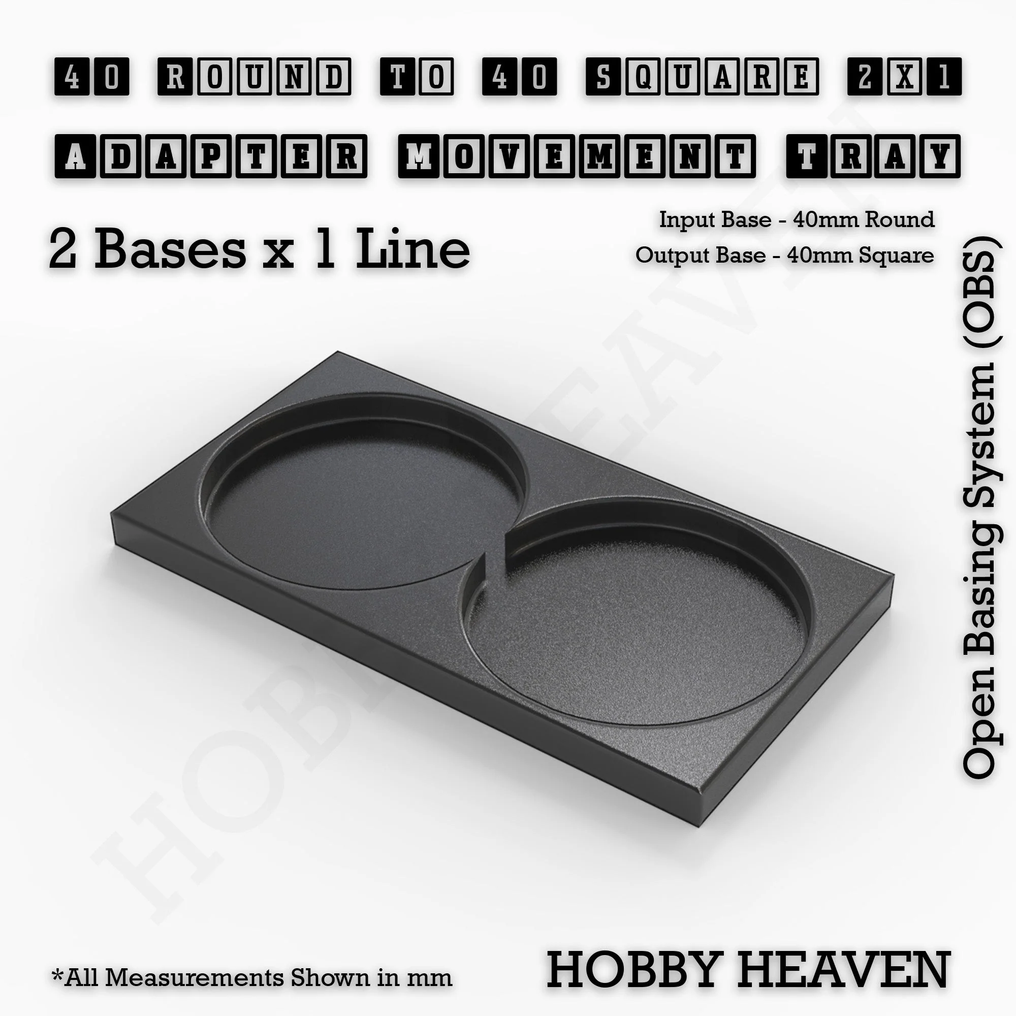 Round to Square Movement Trays Adapters for Tabletop Games - Image 159