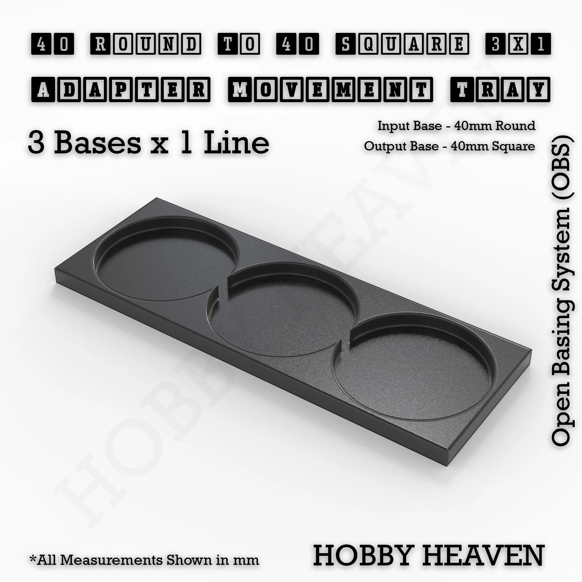 Round to Square Movement Trays Adapters for Tabletop Games - Image 163