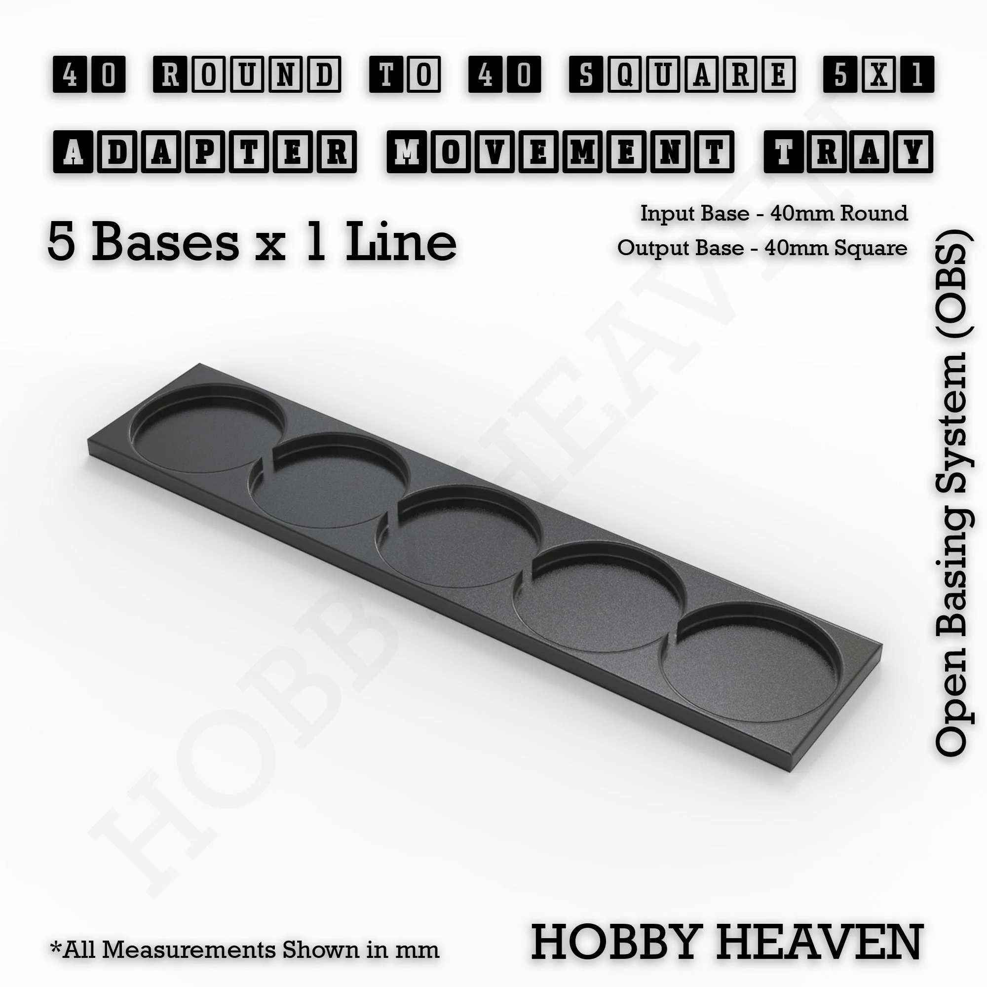 Round to Square Movement Trays Adapters for Tabletop Games - Image 178