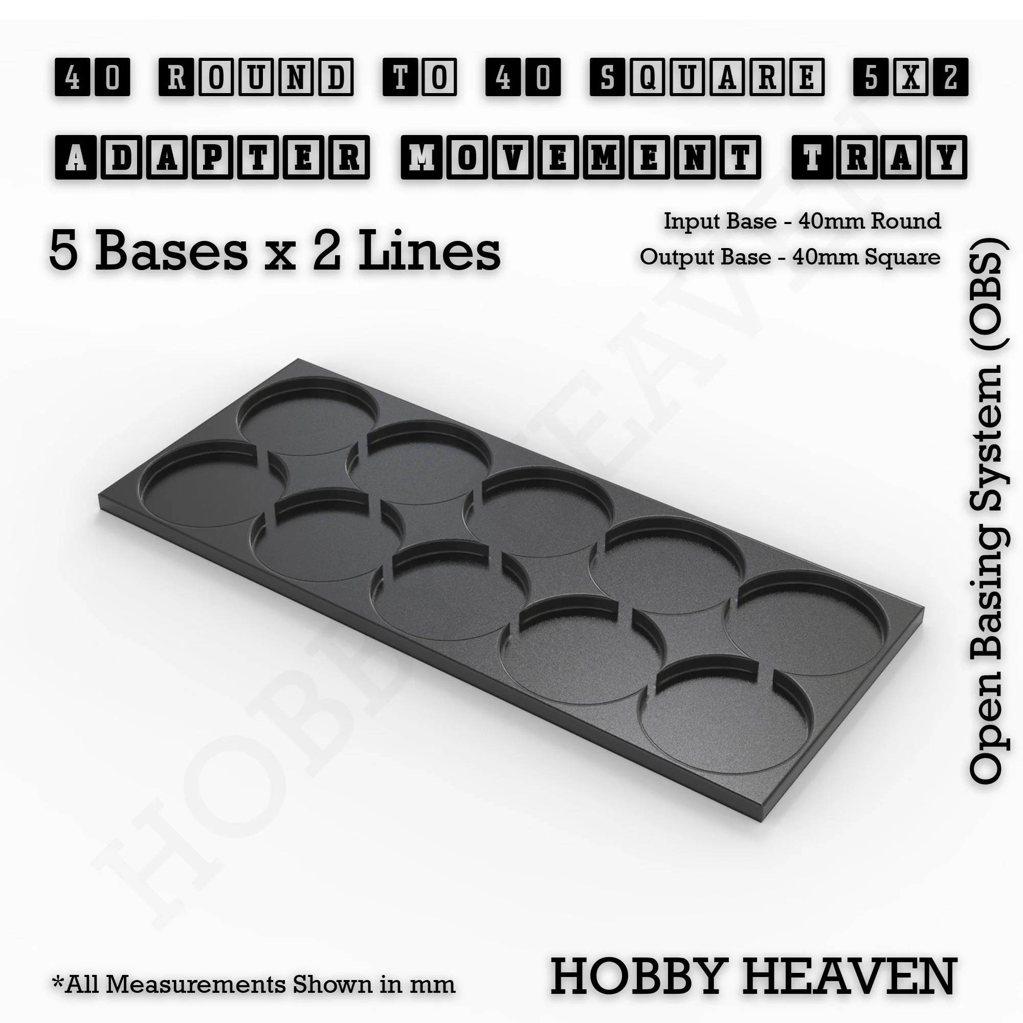 Round to Square Movement Trays Adapters for Tabletop Games - Image 180