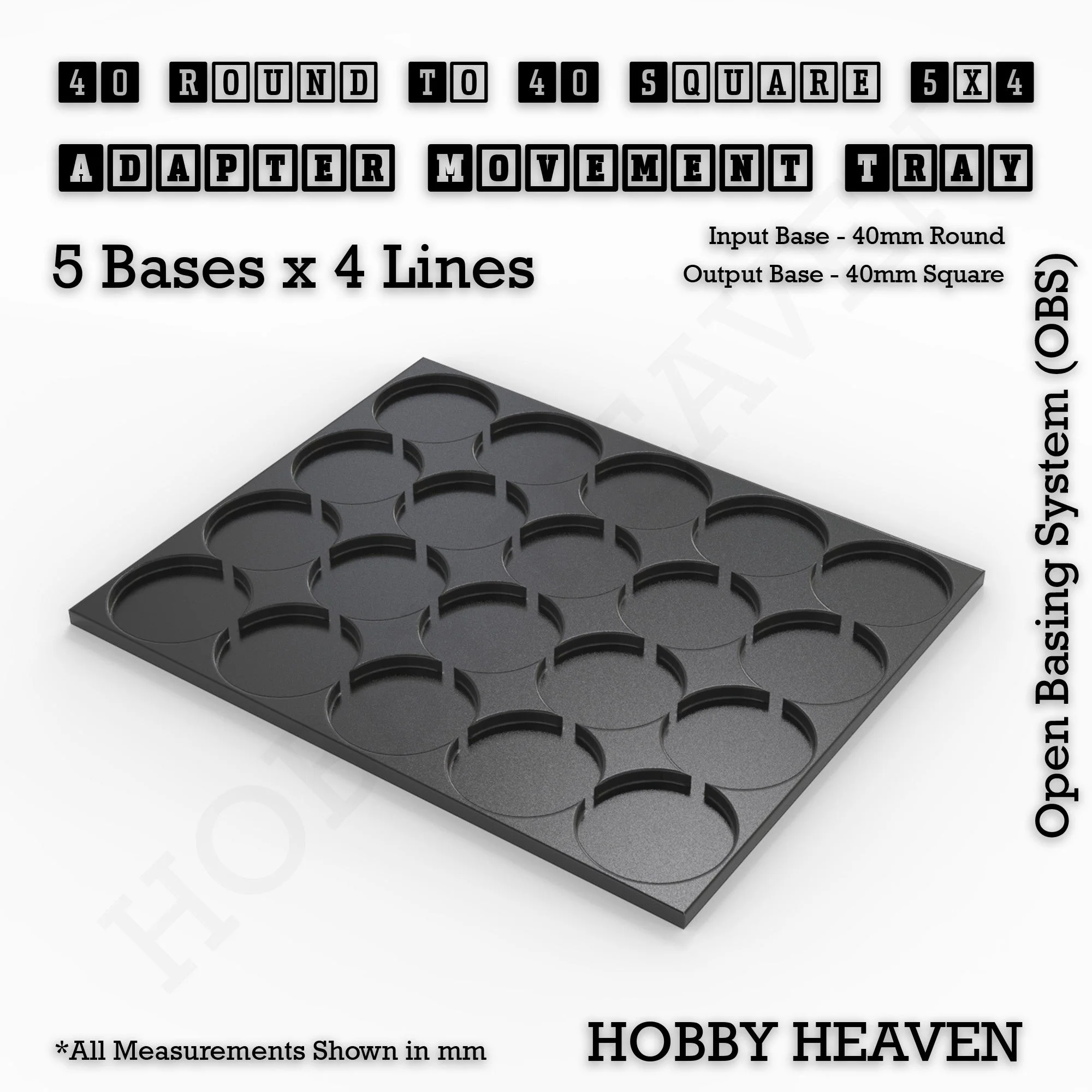 Round to Square Movement Trays Adapters for Tabletop Games - Image 183