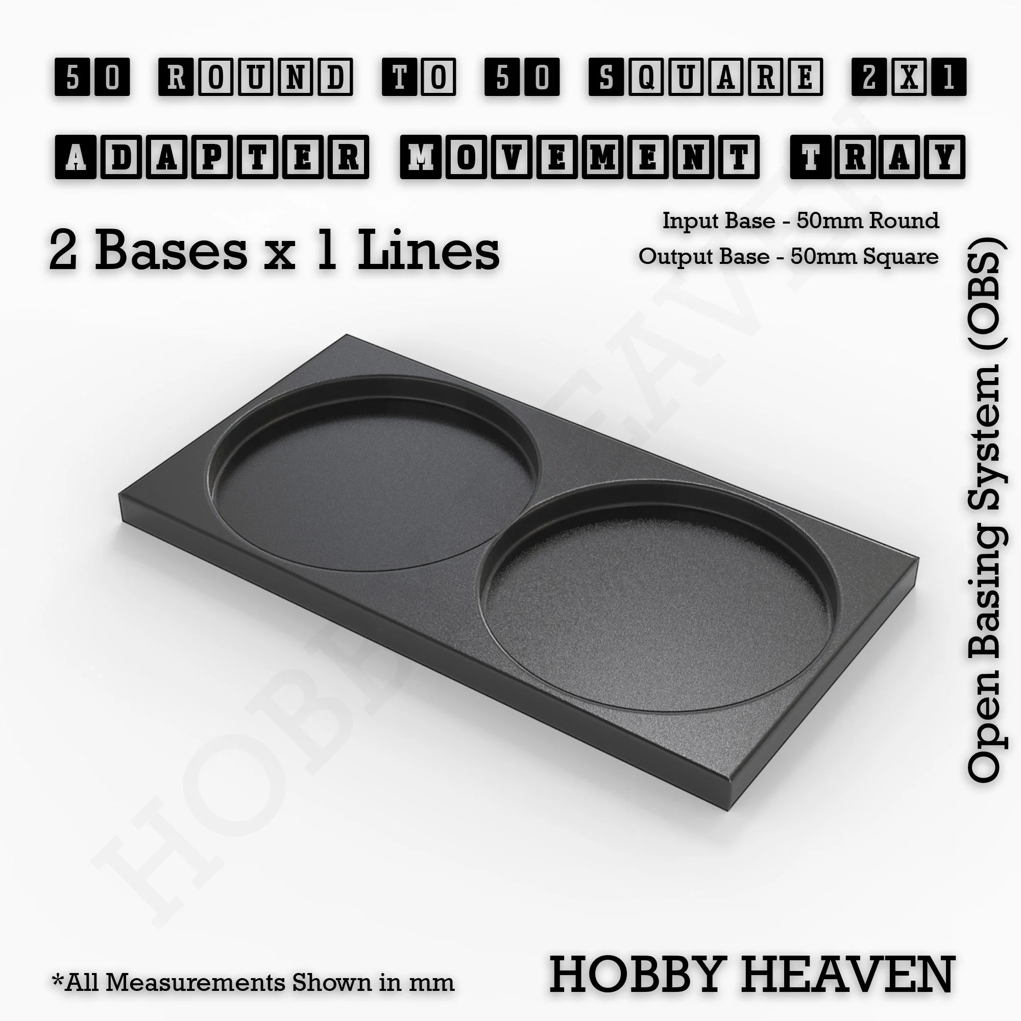 Round to Square Movement Trays Adapters for Tabletop Games - Image 186