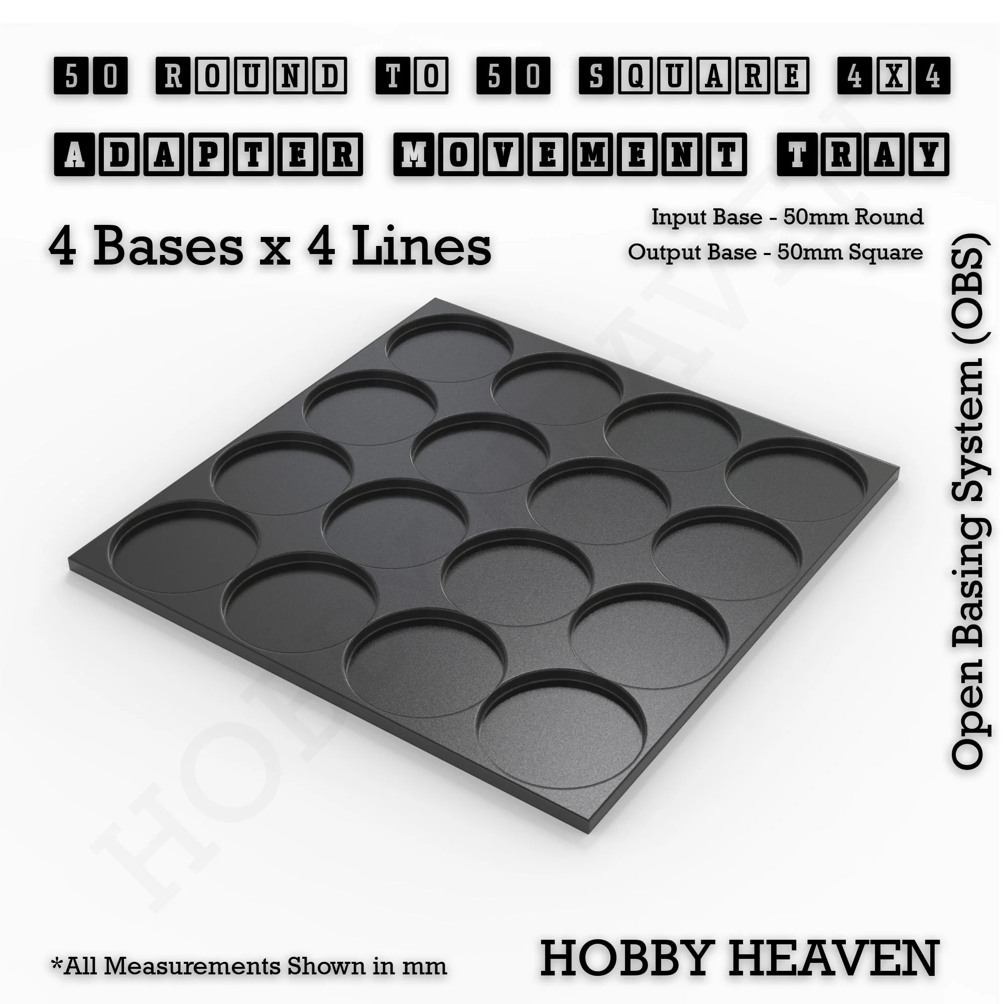 Round to Square Movement Trays Adapters for Tabletop Games - Image 200