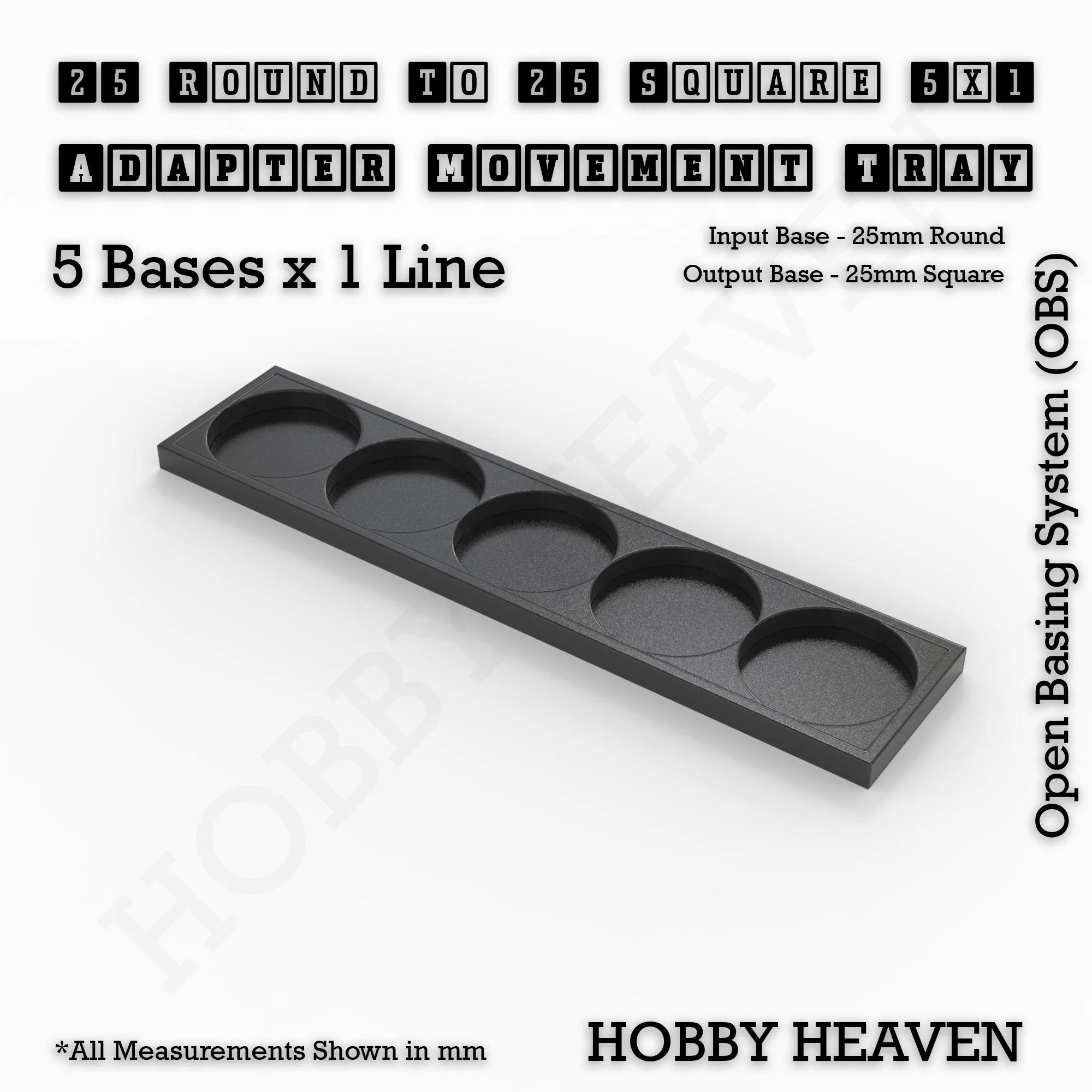 Round to Square Movement Trays Adapters for Tabletop Games - Image 30