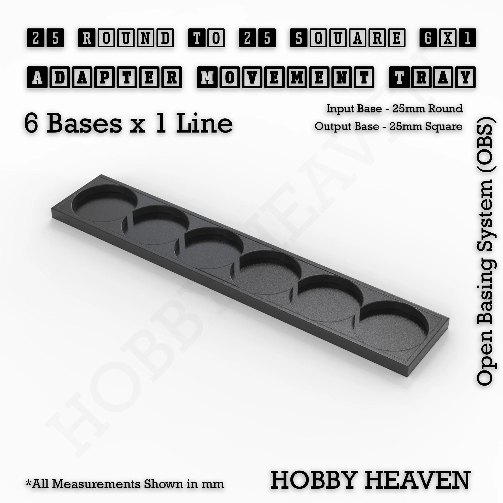 Round to Square Movement Trays Adapters for Tabletop Games - Image 40
