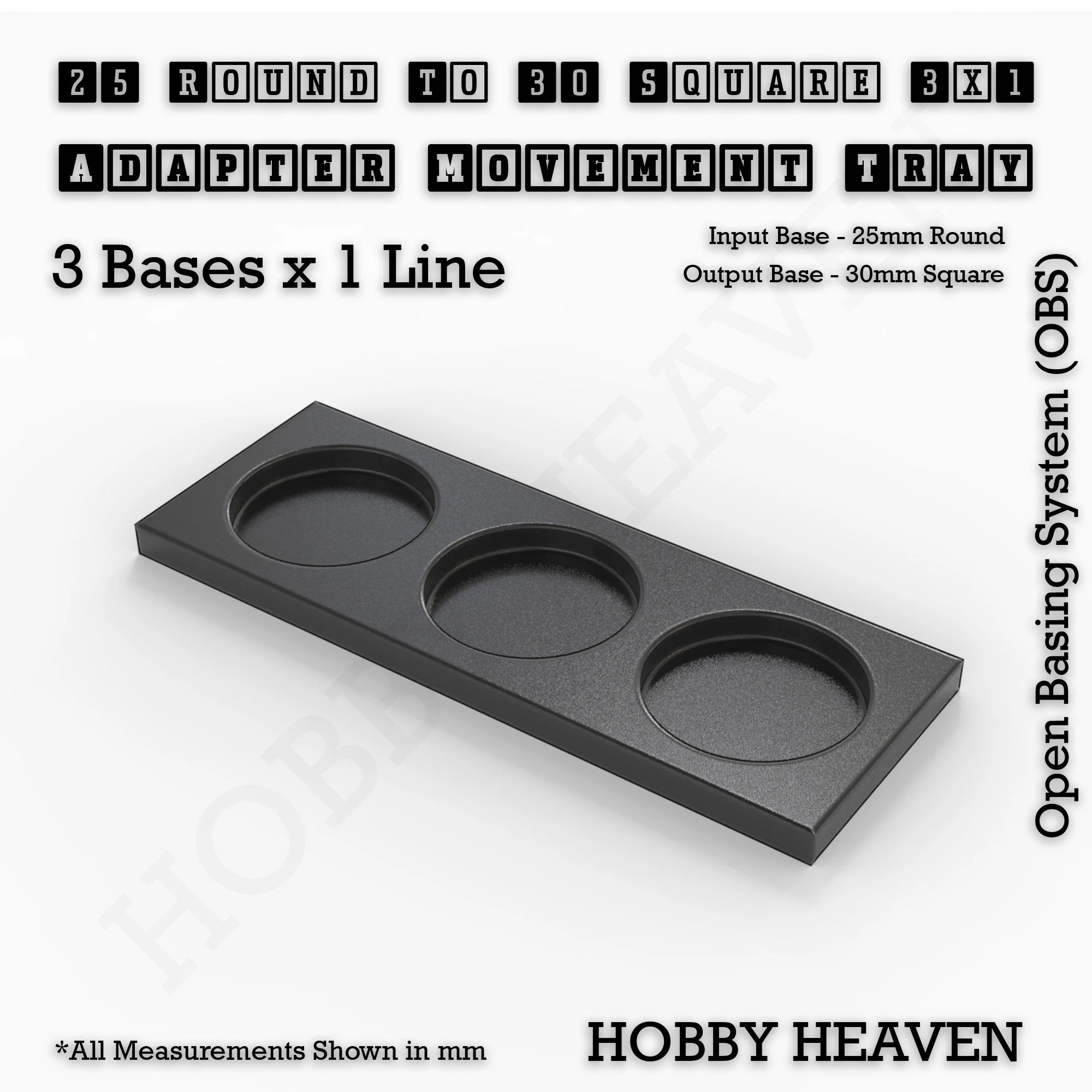 Round to Square Movement Trays Adapters for Tabletop Games - Image 51