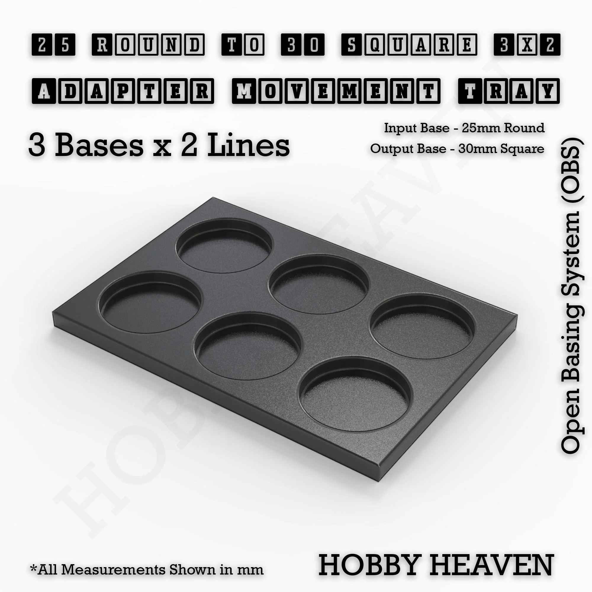 Round to Square Movement Trays Adapters for Tabletop Games - Image 53