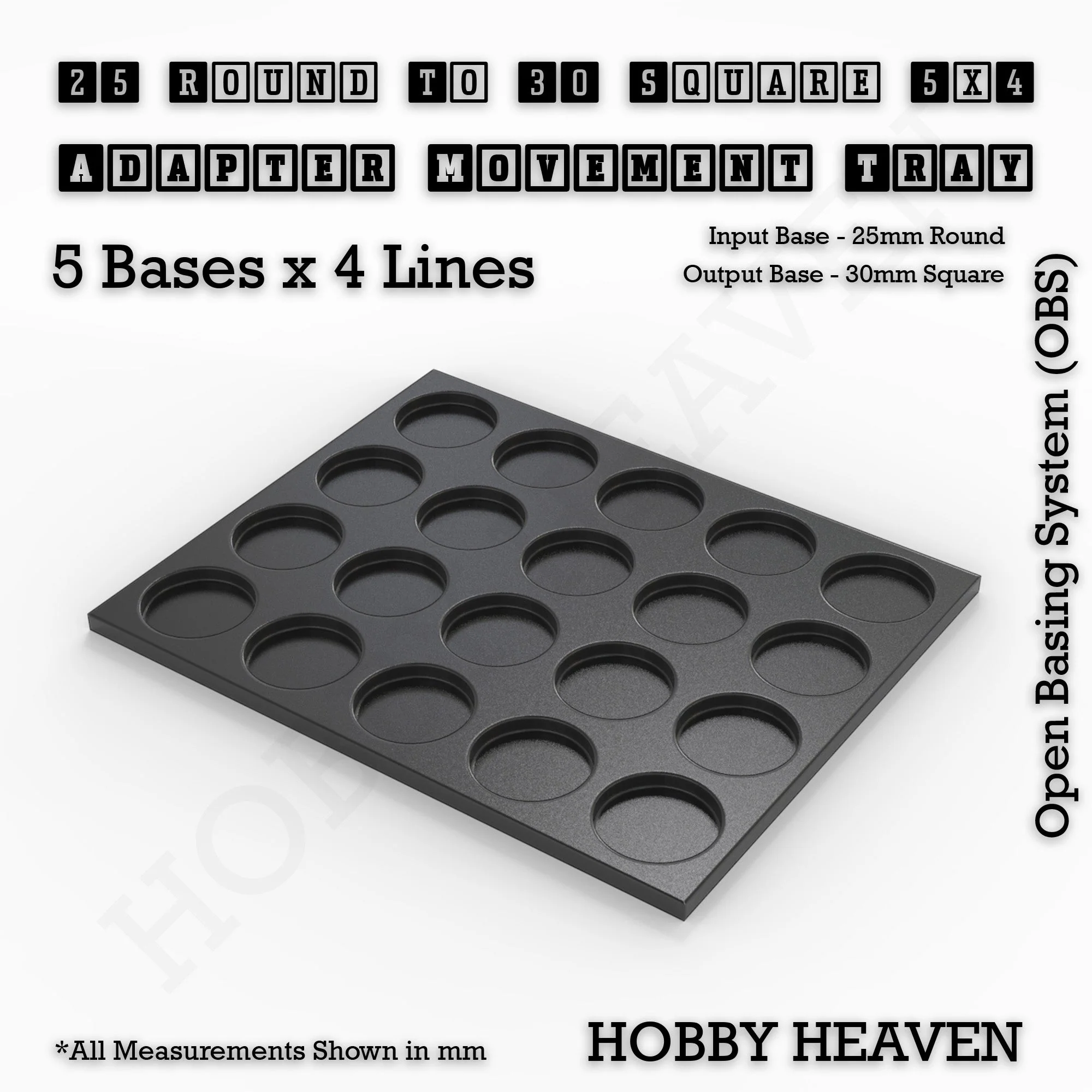 Round to Square Movement Trays Adapters for Tabletop Games - Image 72