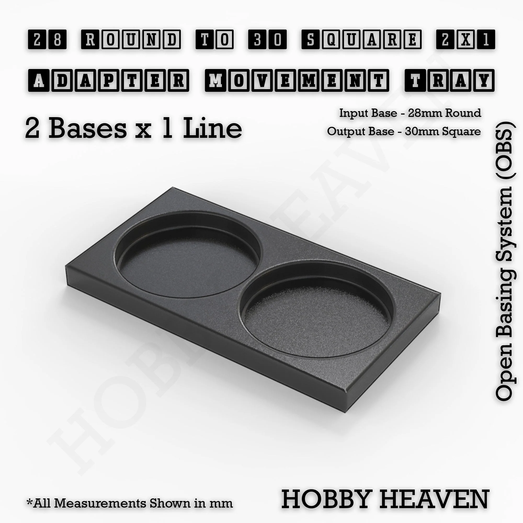 Round to Square Movement Trays Adapters for Tabletop Games - Image 75