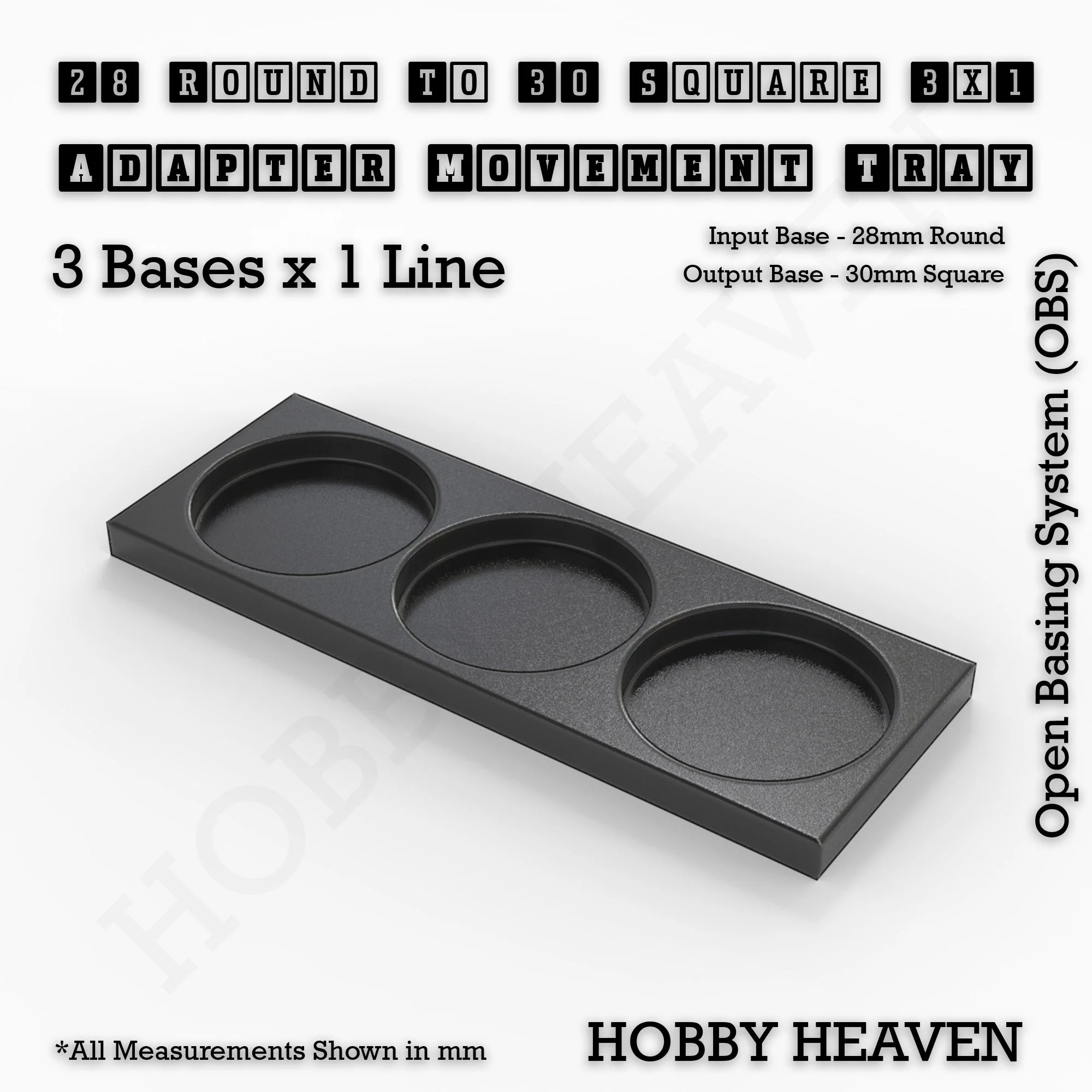 Round to Square Movement Trays Adapters for Tabletop Games - Image 80