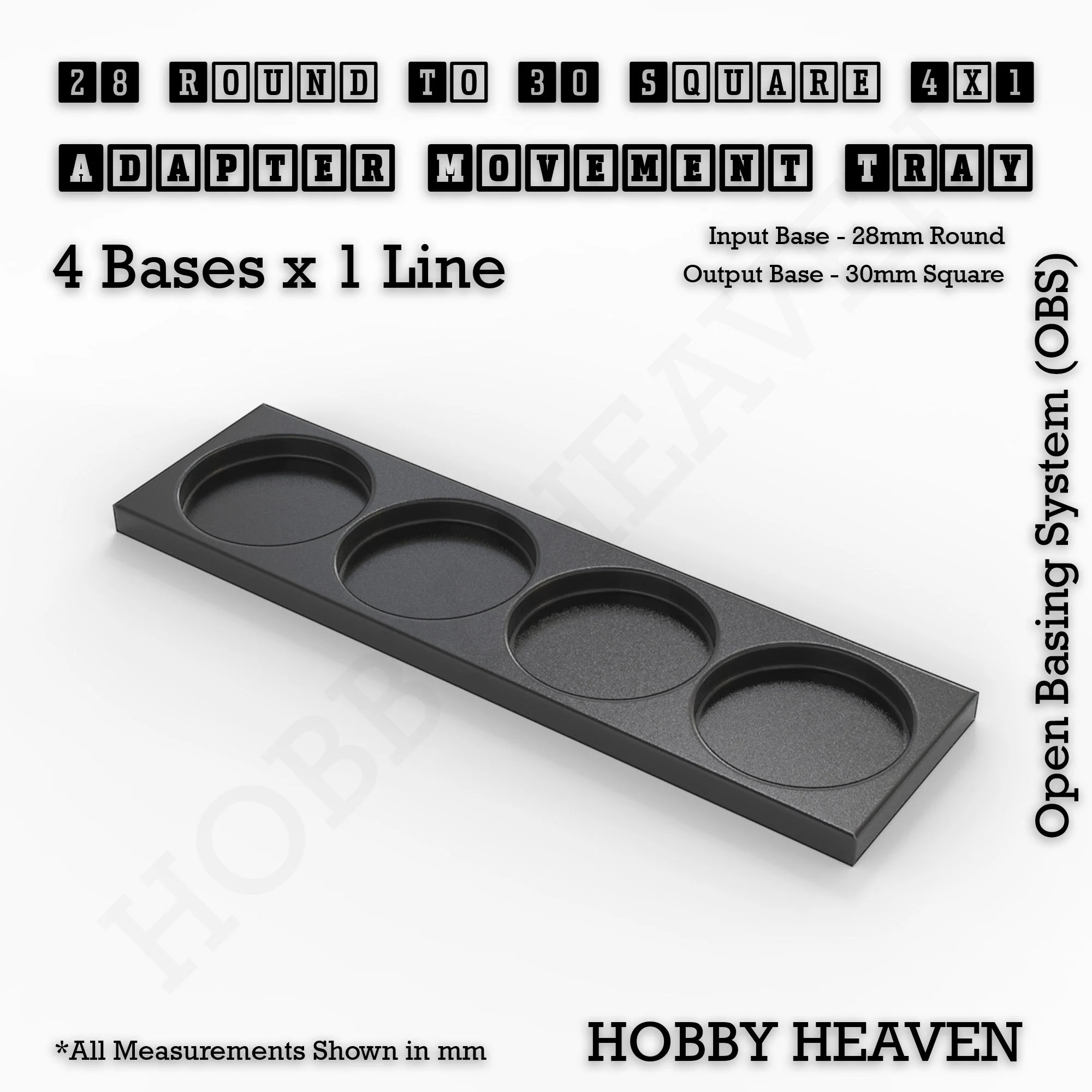 Round to Square Movement Trays Adapters for Tabletop Games - Image 86