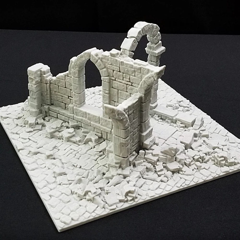 Ruined Temple Wall Tile B - Image 2