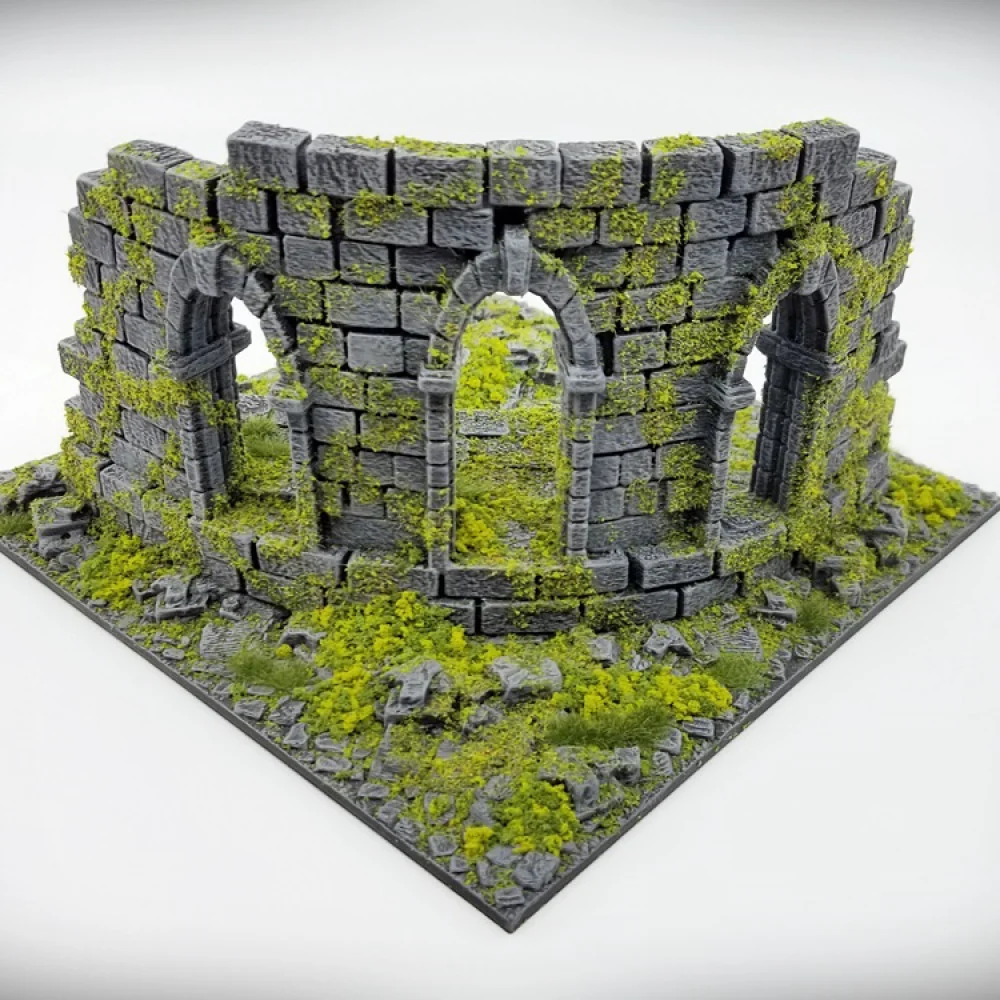 Ruined Temple Wall Tile C - Image 2