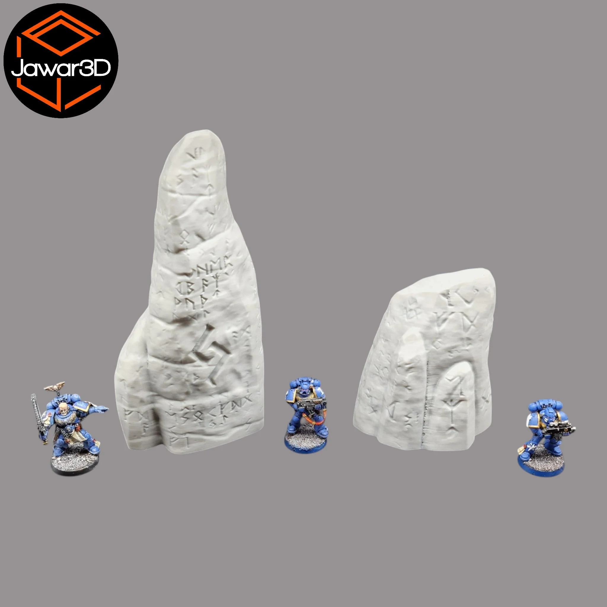 Runed Stones - 28mm Wargaming Scatter Terrain Scenery Tabletop Miniature - Image 2