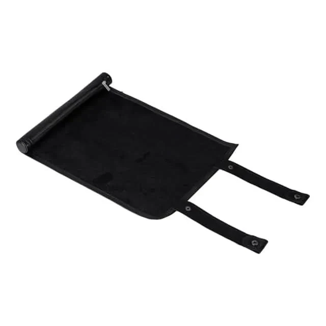 Scroll of Holding (Black) | Vegan Leather Dice Mat - Image 2