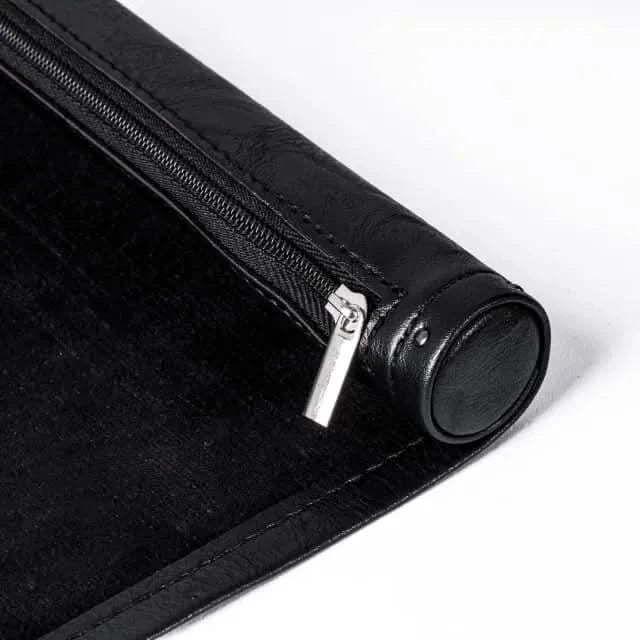 Scroll of Holding (Black) | Vegan Leather Dice Mat - Image 3
