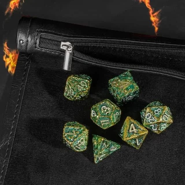 Scroll of Holding (Black) | Vegan Leather Dice Mat - Image 4