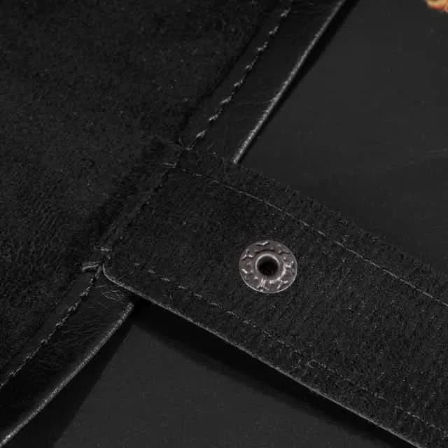 Scroll of Holding (Black) | Vegan Leather Dice Mat - Image 6