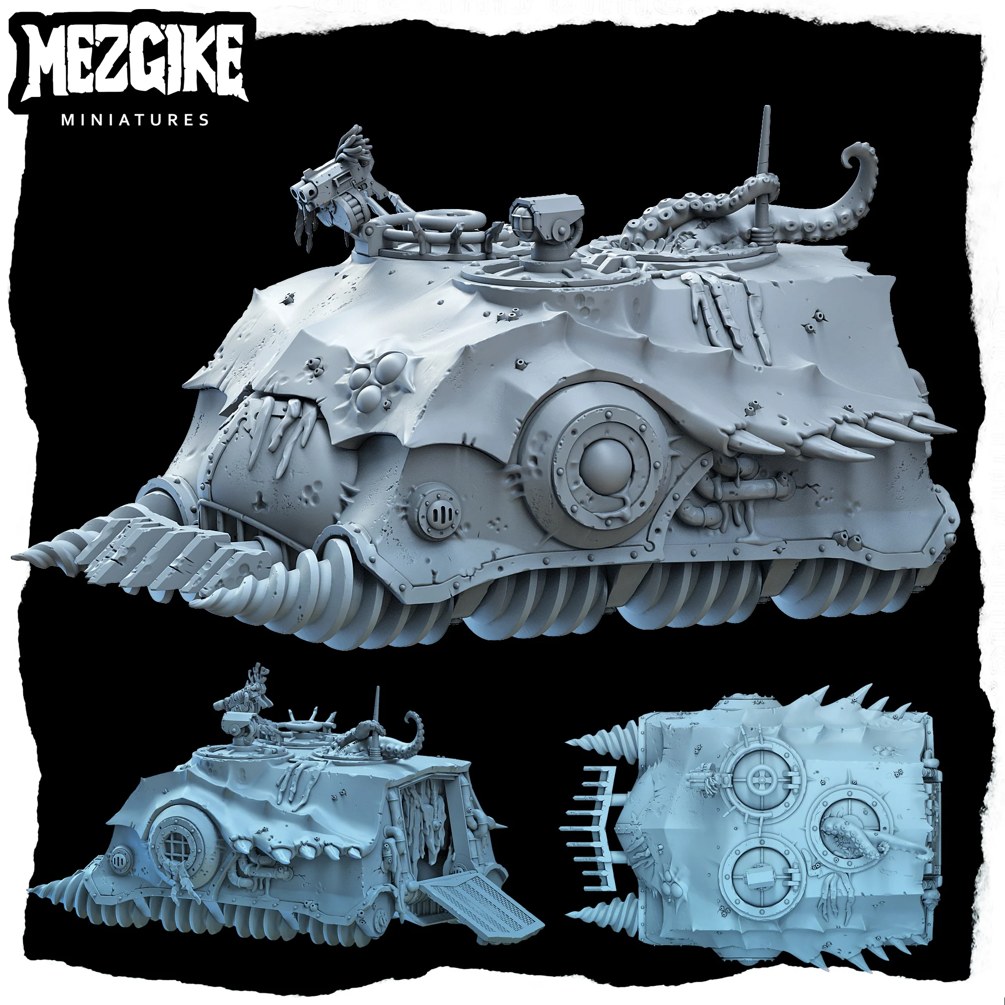 Sea grub carrier tank (physical miniature)