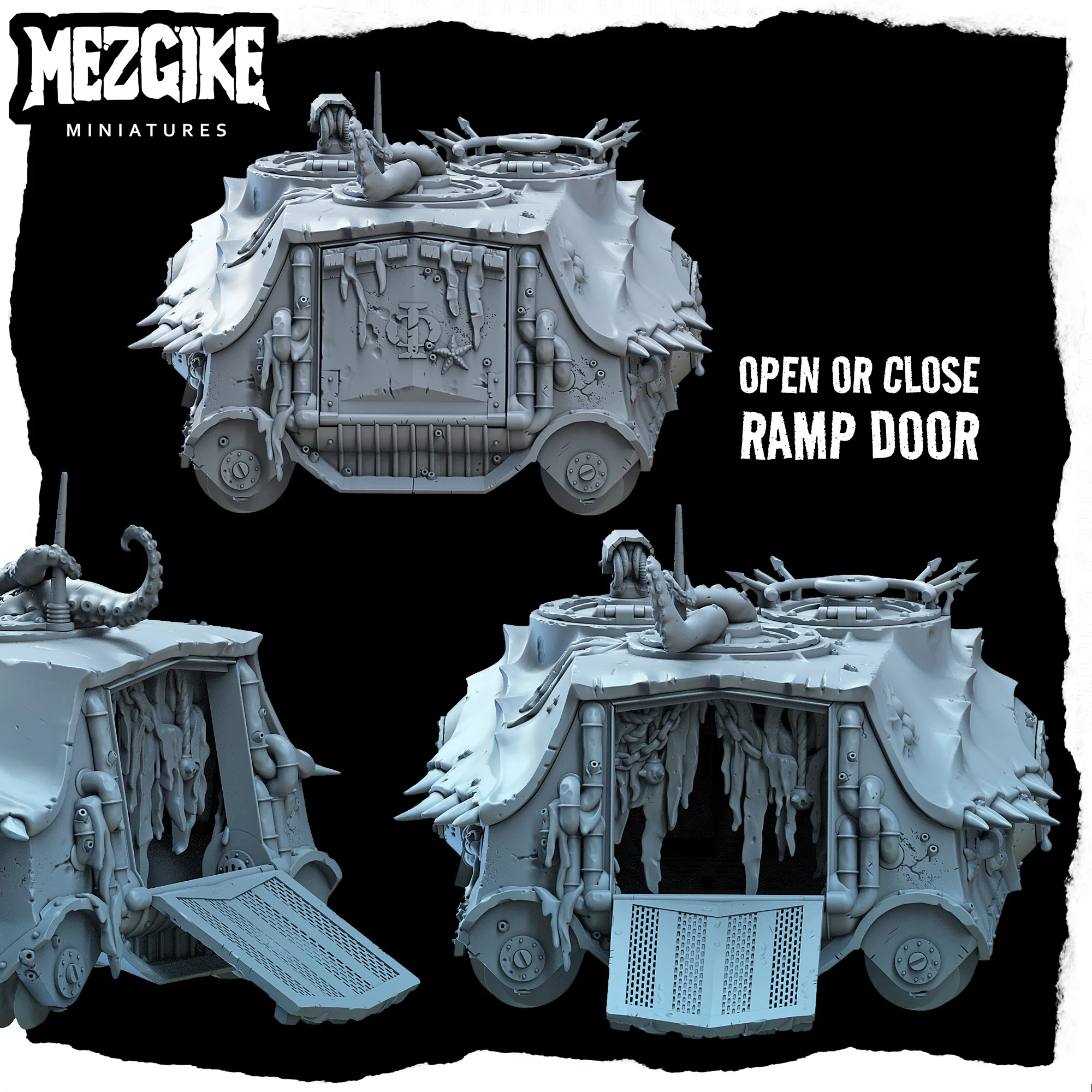 Sea grub carrier tank (physical miniature) - Image 2