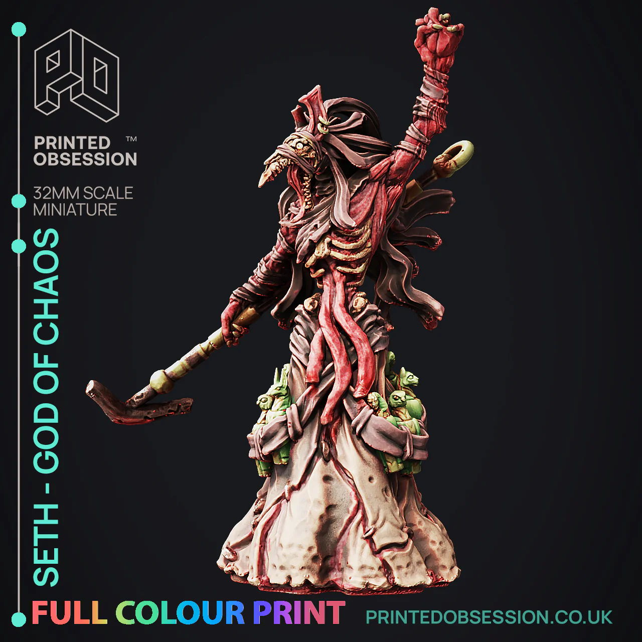 Seth - God of Chaos - Pre-Coloured - 32mm Scale