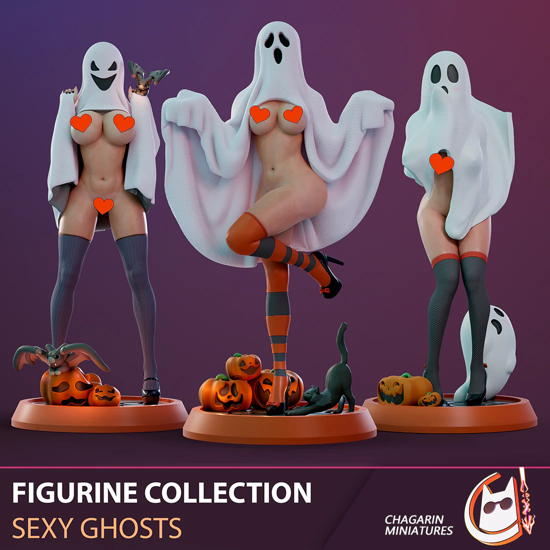 SEXY GHOSTS / 3 PIECES
