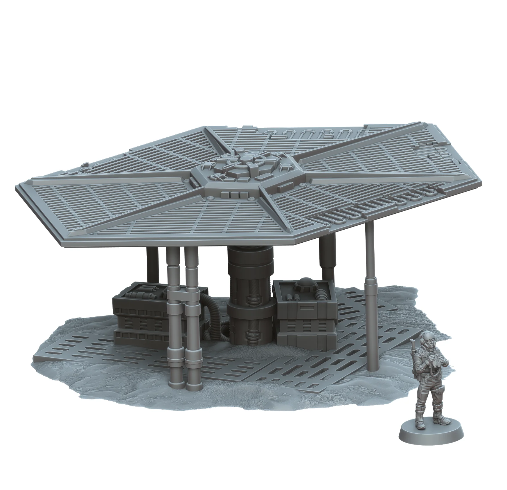 Solar Array - A Distant Outpost - Multiverse - Terrain Wargaming D&D DnD - Image 2