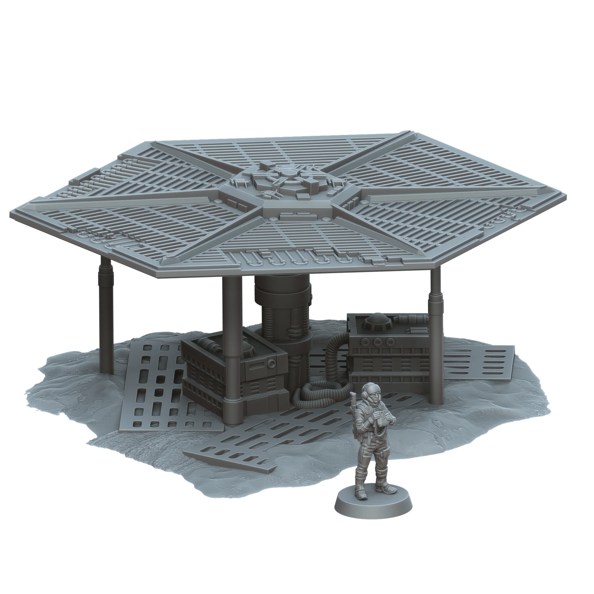 Solar Array - A Distant Outpost - Multiverse - Terrain Wargaming D&D DnD - Image 3