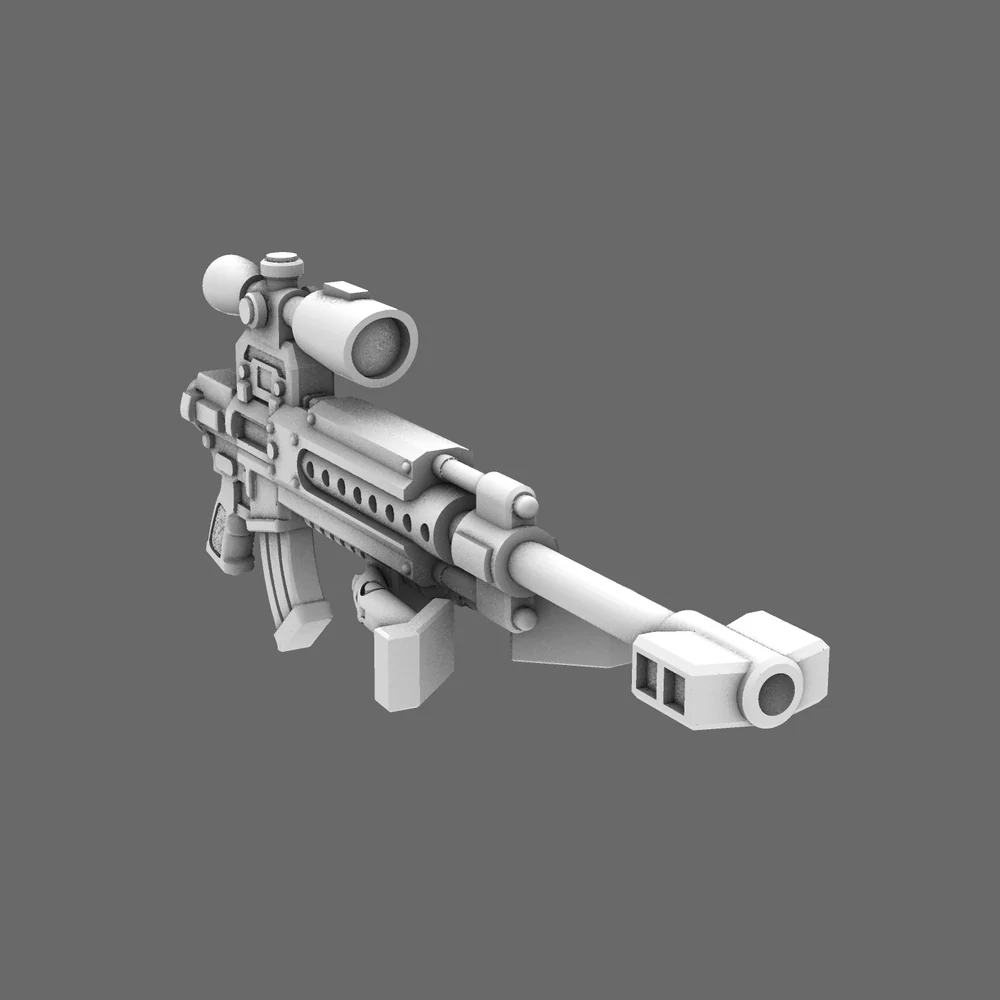 Space Knights AR Style Sniper Rifle NOHAND X 10 - Image 2
