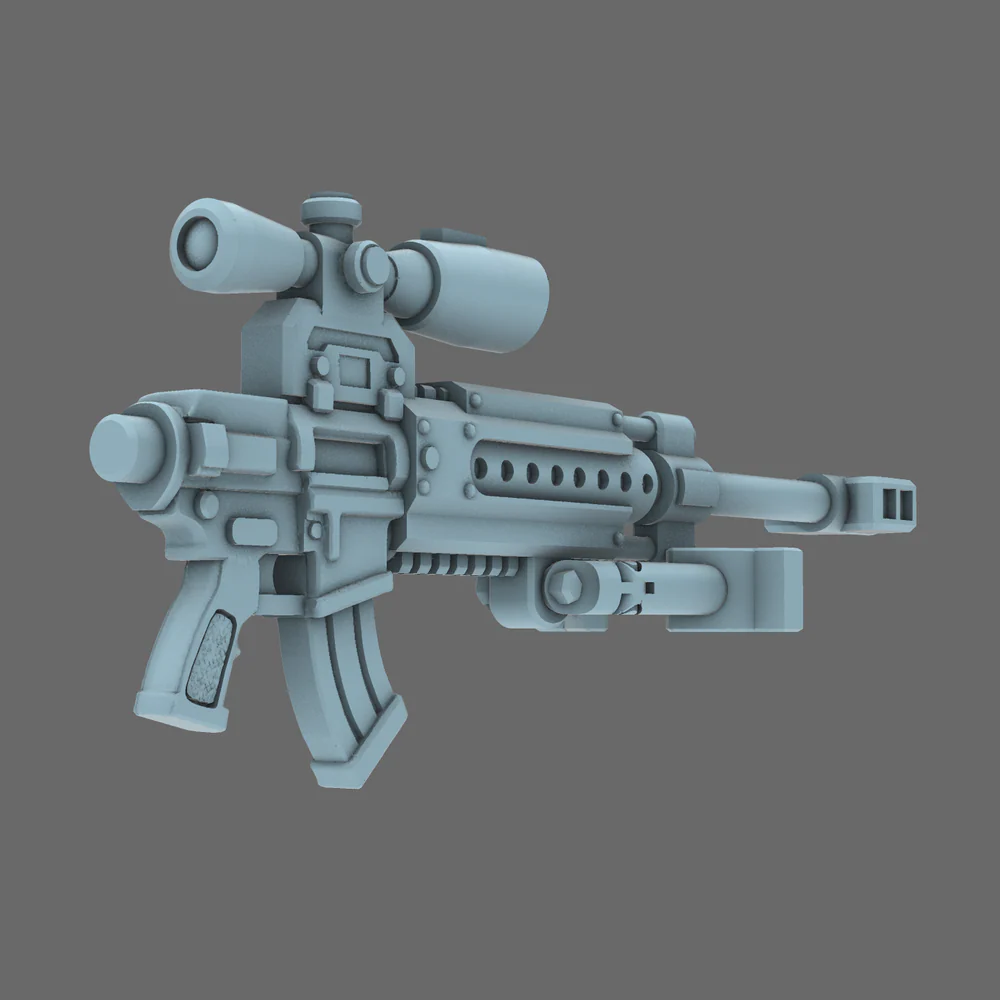Space Knights AR Style Sniper Rifle NOHAND X 10 - Image 3