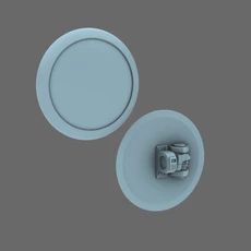 Space Knights Domed Shield Type A LEFT - Image 3