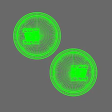Space Knights Domed Shield Type A LEFT - Image 4