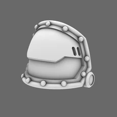 Space Knights V2 Metal Storm Shoulder Pads Type A - Image 2