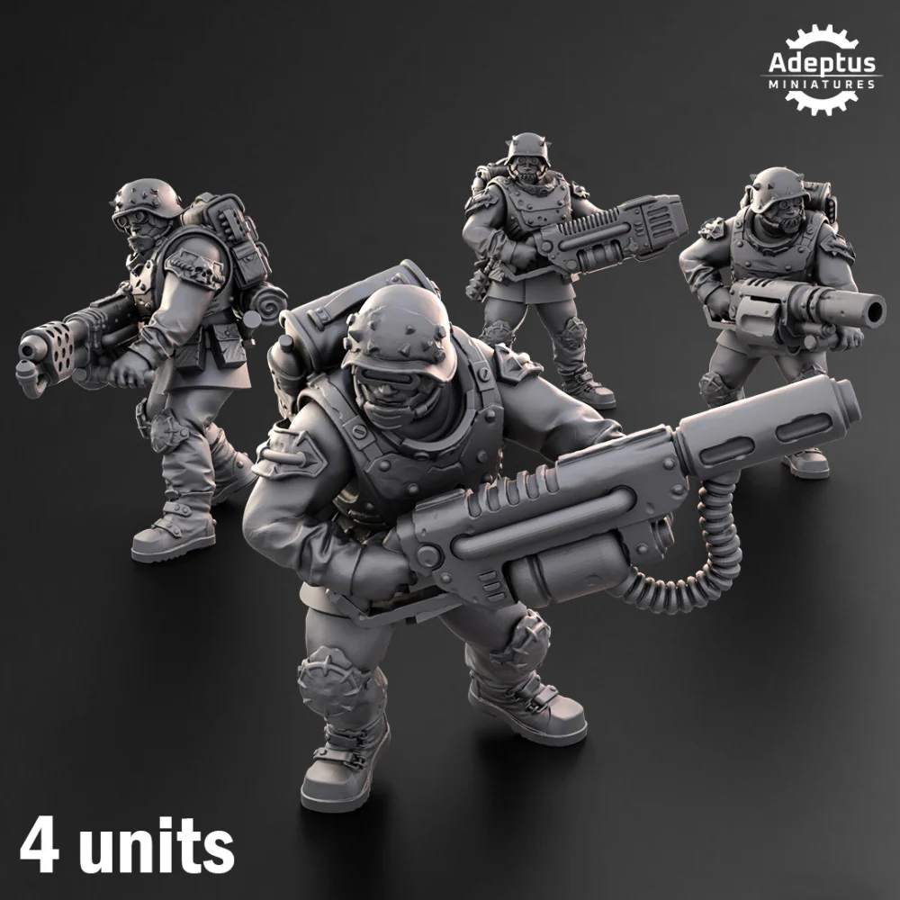 Special weapons. The Sons of Iron. Renegades and Heretics
