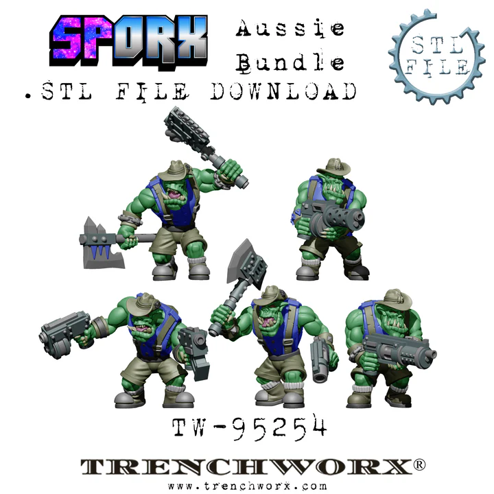 SpOrx Orc Aussie Bundle .STL