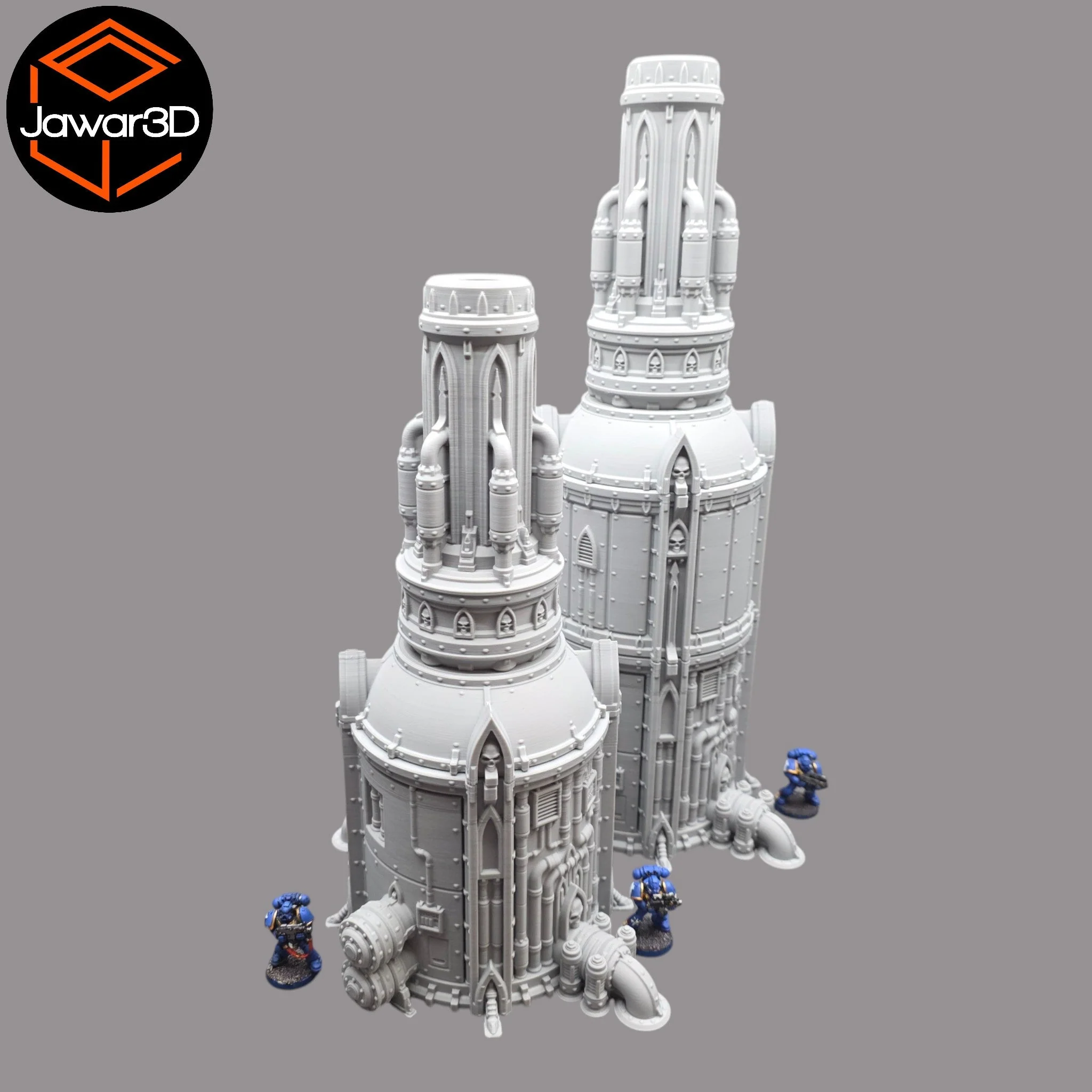 Steel Refinery Assembly #5 - 28mm Wargaming Scatter Terrain Scenery Tabletop - Image 3