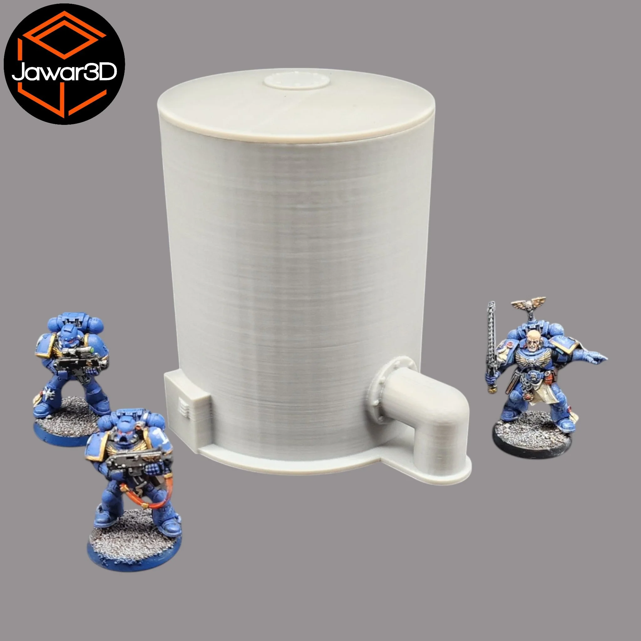 Storage Tank - 28mm Wargaming Scatter Terrain Scenery Tabletop Miniature - Image 2