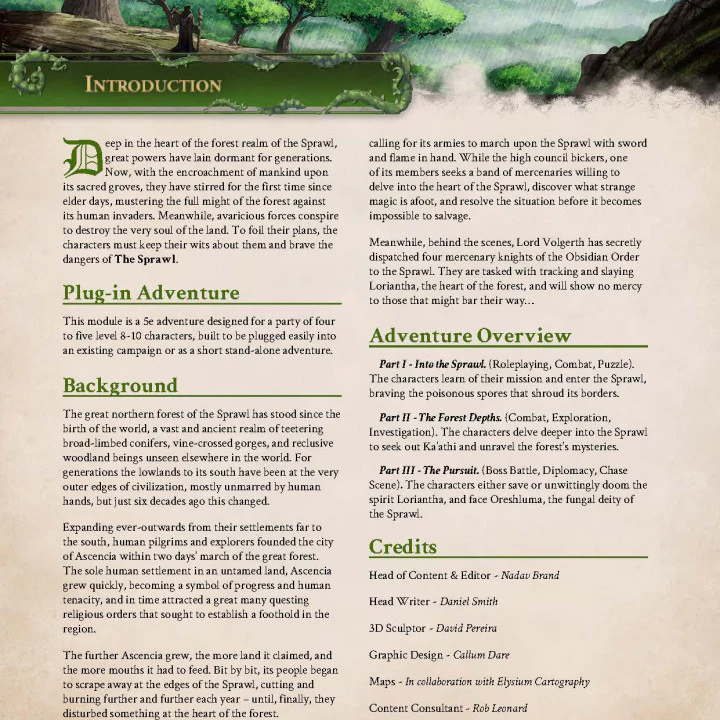 The Sprawl - Physical 5e Adventure Booklet - Image 3