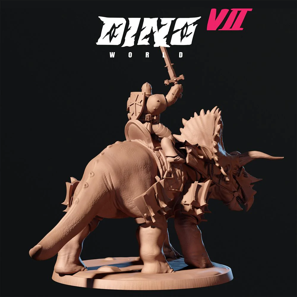 tRICERATOPS MOUNT KNIGHT - Image 3