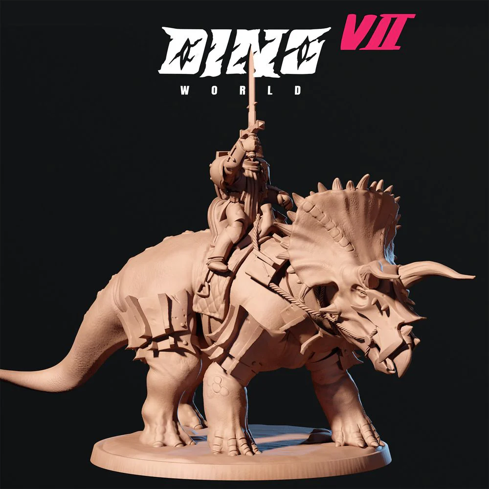 tRICERATOPS MOUNT KNIGHT - Image 4