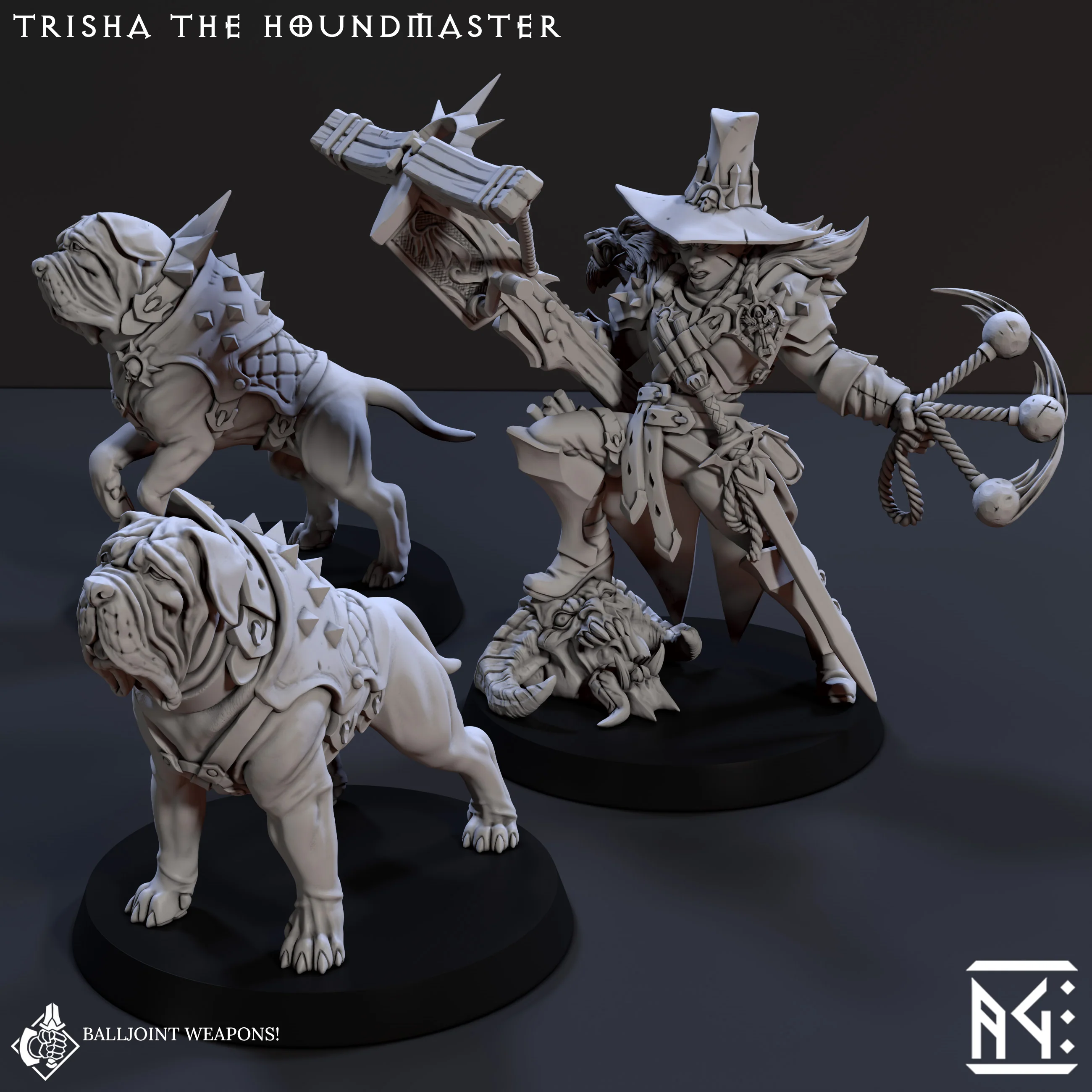 Trisha The Houndmaster (Requiem Demon Hunters)