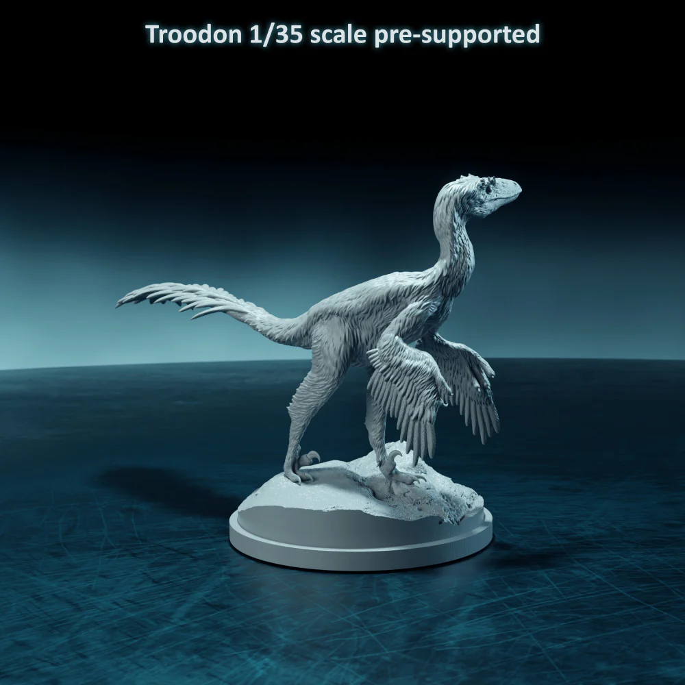Troodon looking 1-35 scale dinosaur - Image 2
