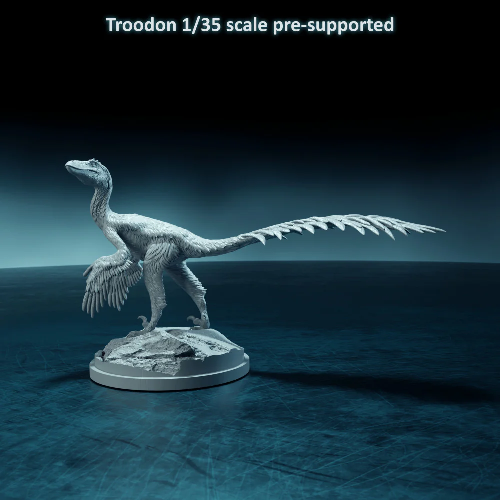 Troodon looking 1-35 scale dinosaur - Image 3